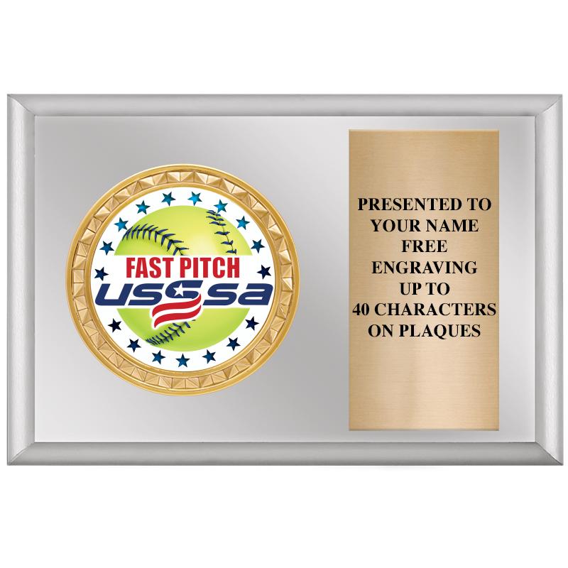 6" X 4" SILVER INSERT PLQ