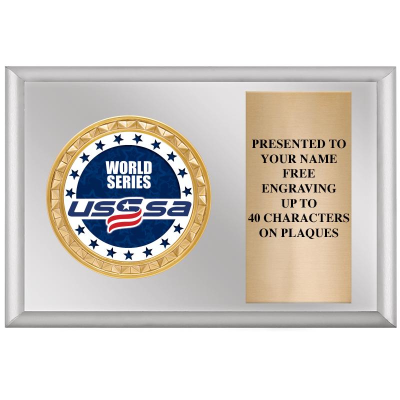 6" X 4" SILVER INSERT PLQ