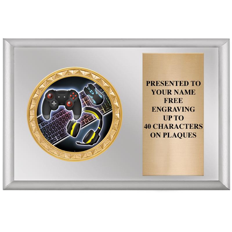 6" X 4" SILVER INSERT PLQ