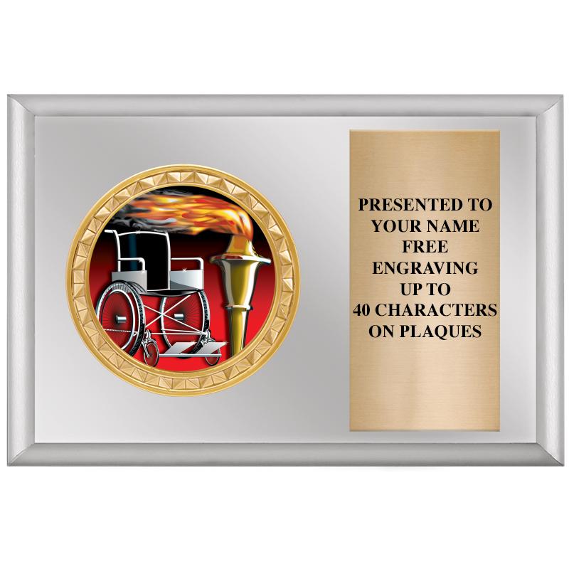 6" X 4" SILVER INSERT PLQ