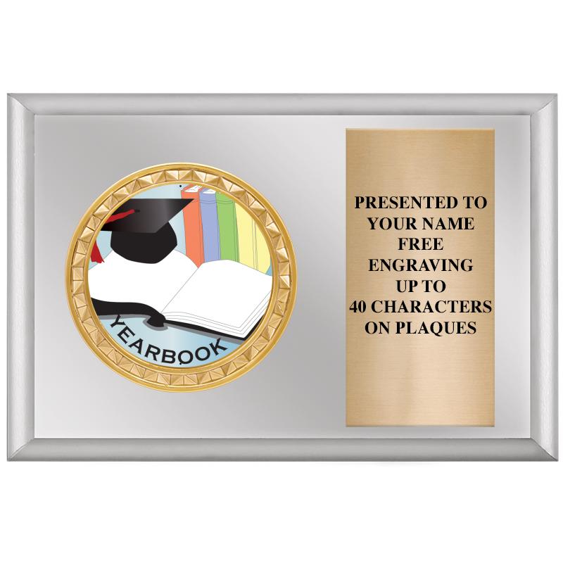 6" X 4" SILVER INSERT PLQ