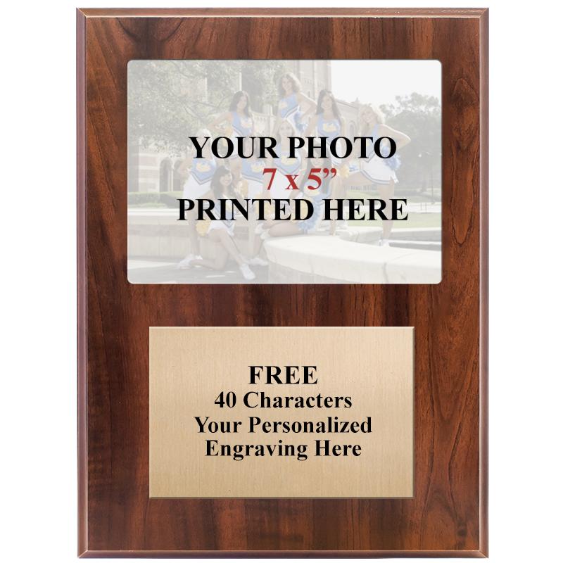 9x12 WOOD METAL PHOTO PLQ