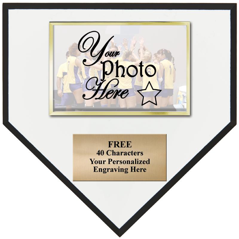 10 X 10 HOMEPLATE PHOTO PLAQUE