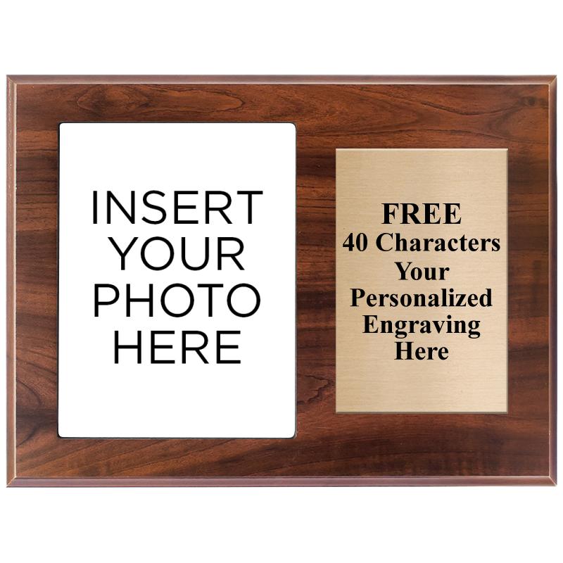 12x9 WOOD PHOTO PLAQUE