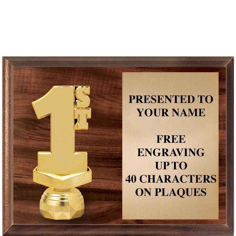 9"X7"FIGURINE HORIZONAL PLAQUE