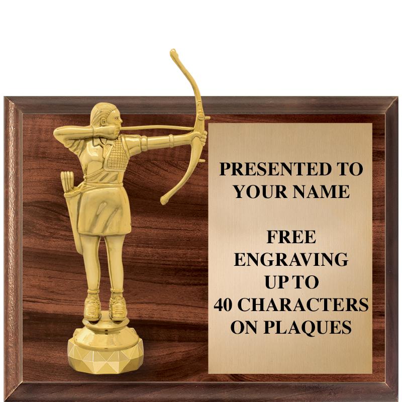 9"X7"FIGURINE HORIZONAL PLAQUE