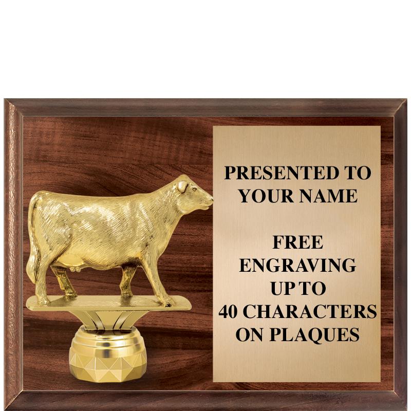 9"X7"FIGURINE HORIZONAL PLAQUE