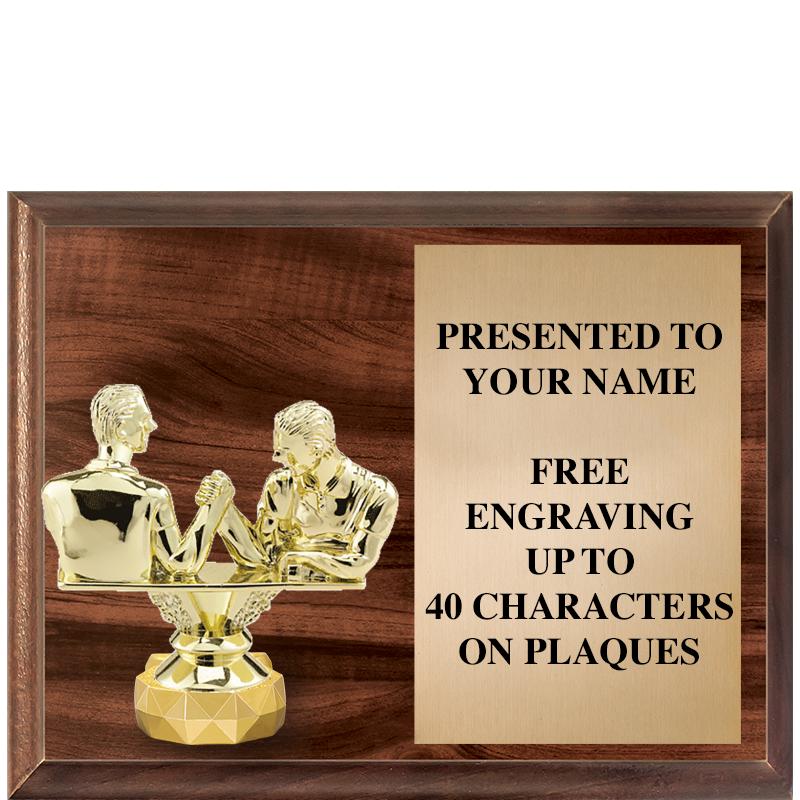 9"X7"FIGURINE HORIZONAL PLAQUE