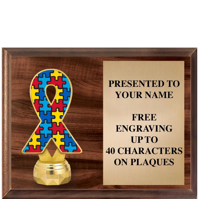 9"X7"FIGURINE HORIZONAL PLAQUE