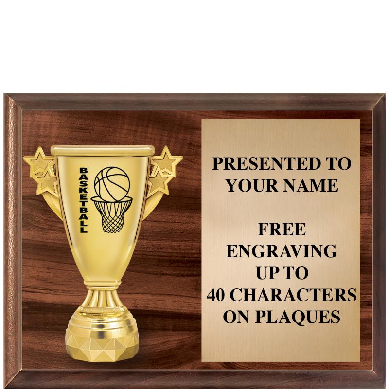 9"X7"FIGURINE HORIZONAL PLAQUE