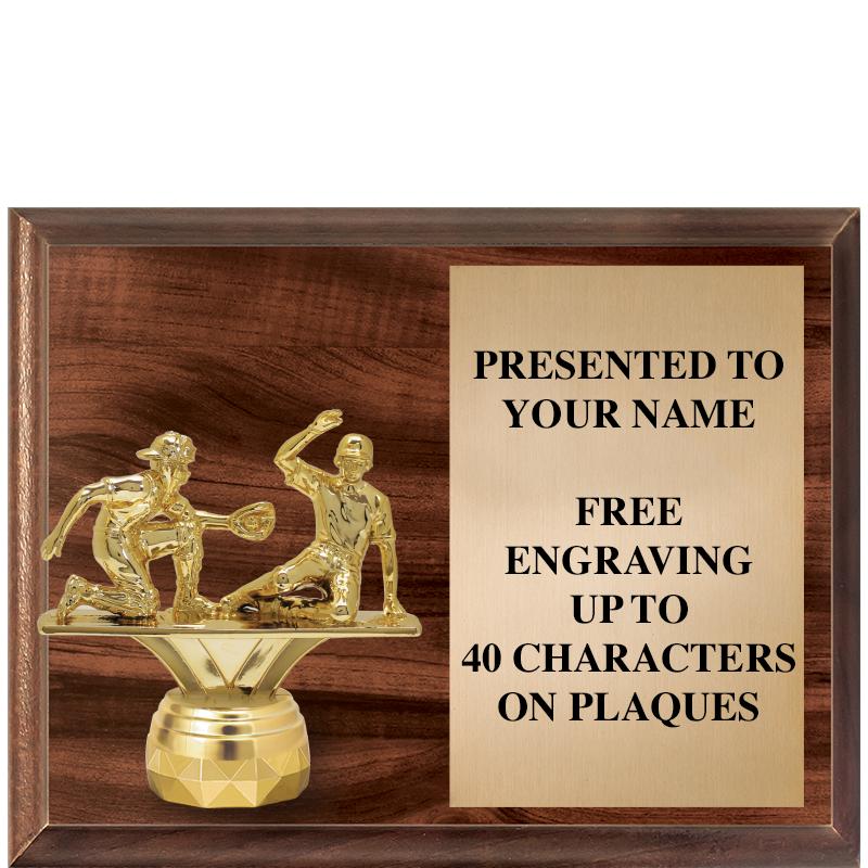 9"X7"FIGURINE HORIZONAL PLAQUE