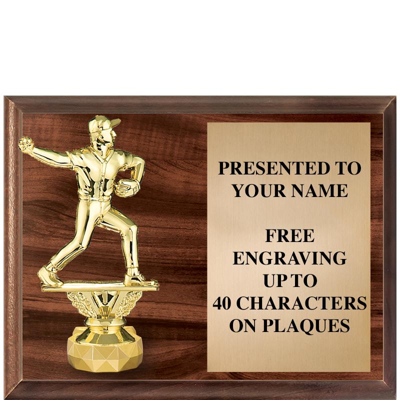 9"X7"FIGURINE HORIZONAL PLAQUE