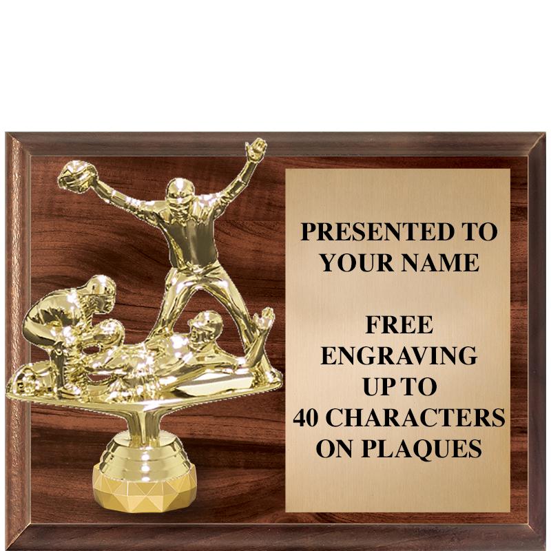 9"X7"FIGURINE HORIZONAL PLAQUE