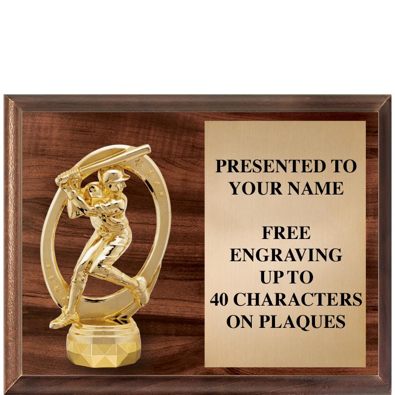 9"X7"FIGURINE HORIZONAL PLAQUE