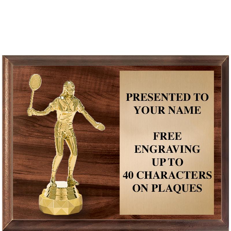 9"X7"FIGURINE HORIZONAL PLAQUE