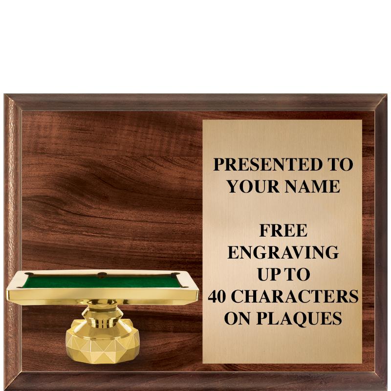 9"X7"FIGURINE HORIZONAL PLAQUE