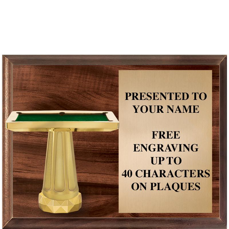 9"X7"FIGURINE HORIZONAL PLAQUE