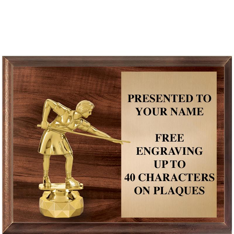 9"X7"FIGURINE HORIZONAL PLAQUE
