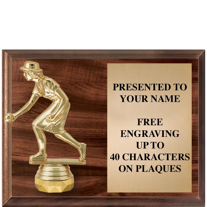 9"X7"FIGURINE HORIZONAL PLAQUE