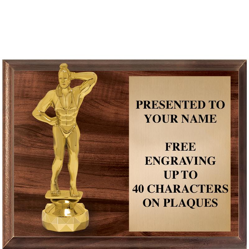 9"X7"FIGURINE HORIZONAL PLAQUE