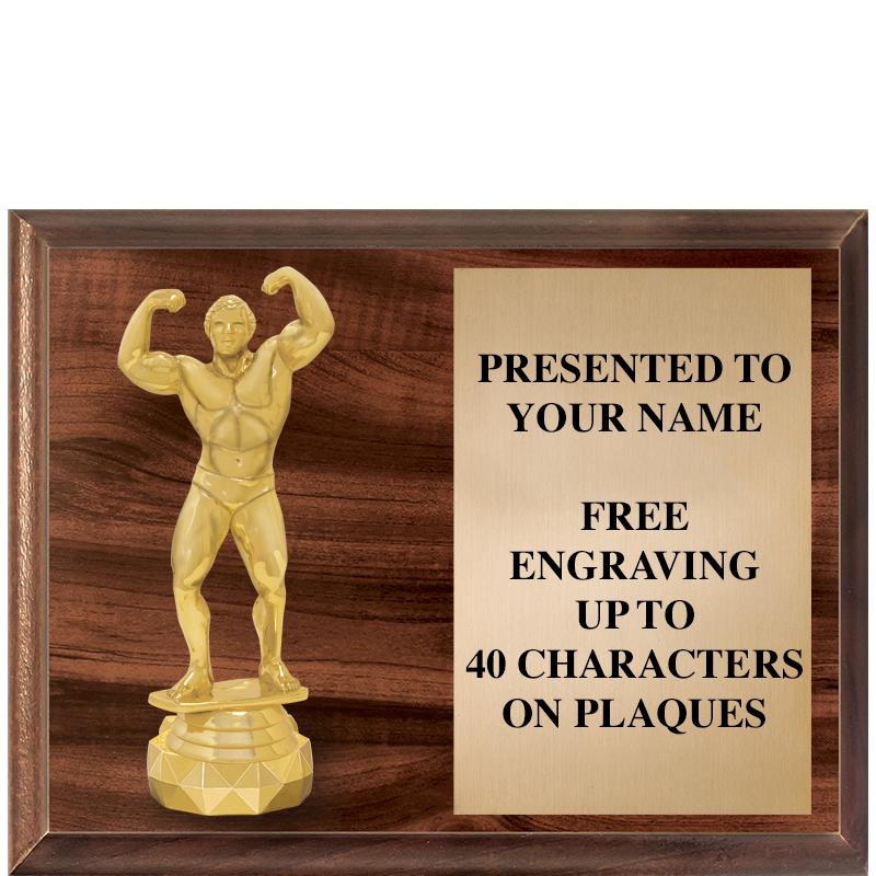 9"X7"FIGURINE HORIZONAL PLAQUE