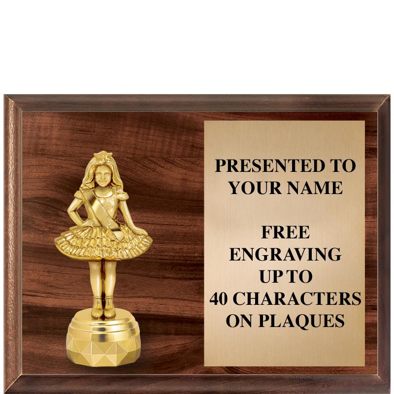 9"X7"FIGURINE HORIZONAL PLAQUE