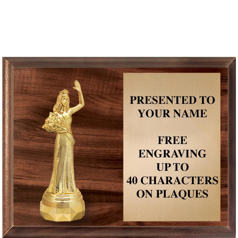 9"X7"FIGURINE HORIZONAL PLAQUE