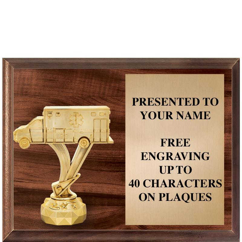 9"X7"FIGURINE HORIZONAL PLAQUE