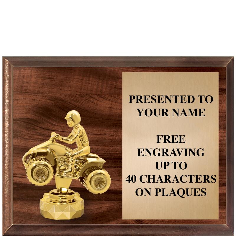 9"X7"FIGURINE HORIZONAL PLAQUE