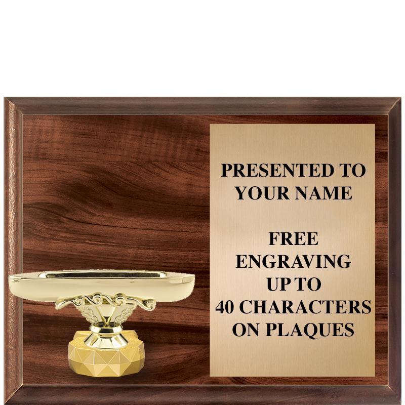 9"X7"FIGURINE HORIZONAL PLAQUE