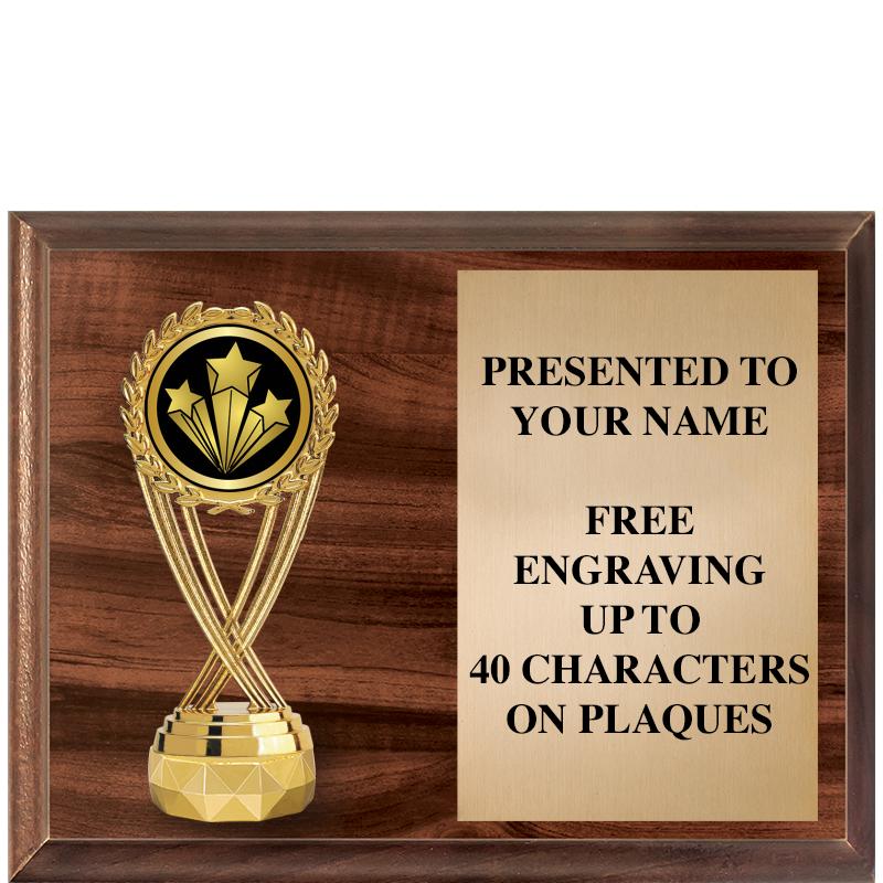 9"X7"FIGURINE HORIZONAL PLAQUE