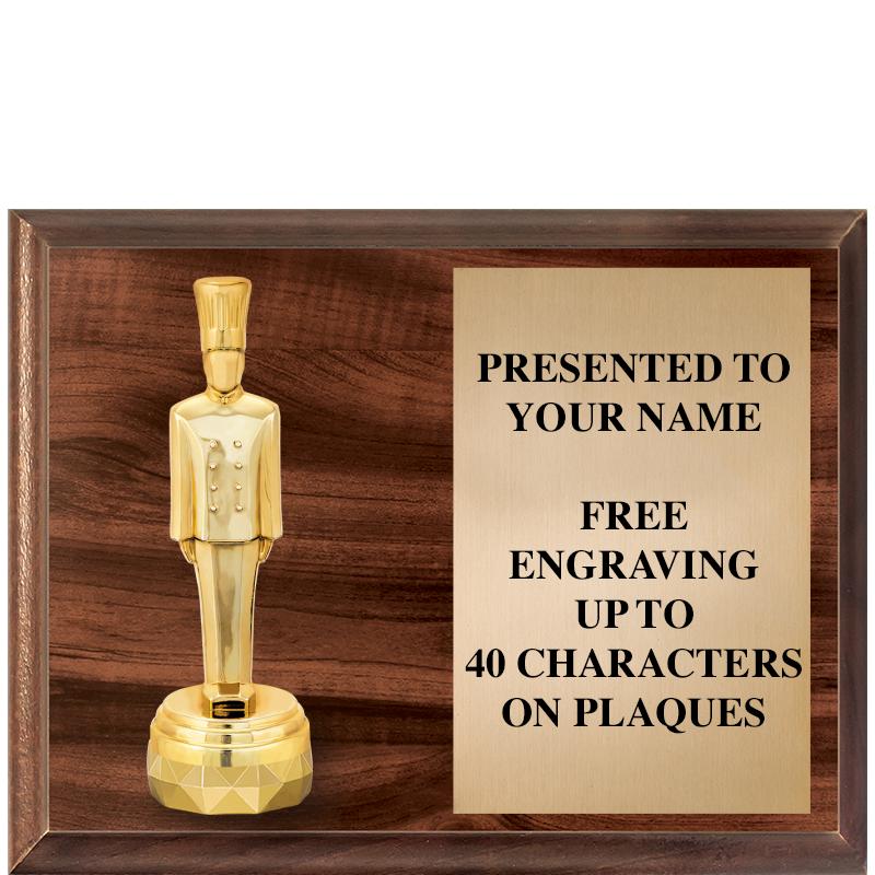 9"X7"FIGURINE HORIZONAL PLAQUE