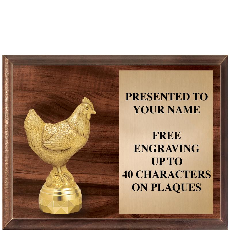 9"X7"FIGURINE HORIZONAL PLAQUE