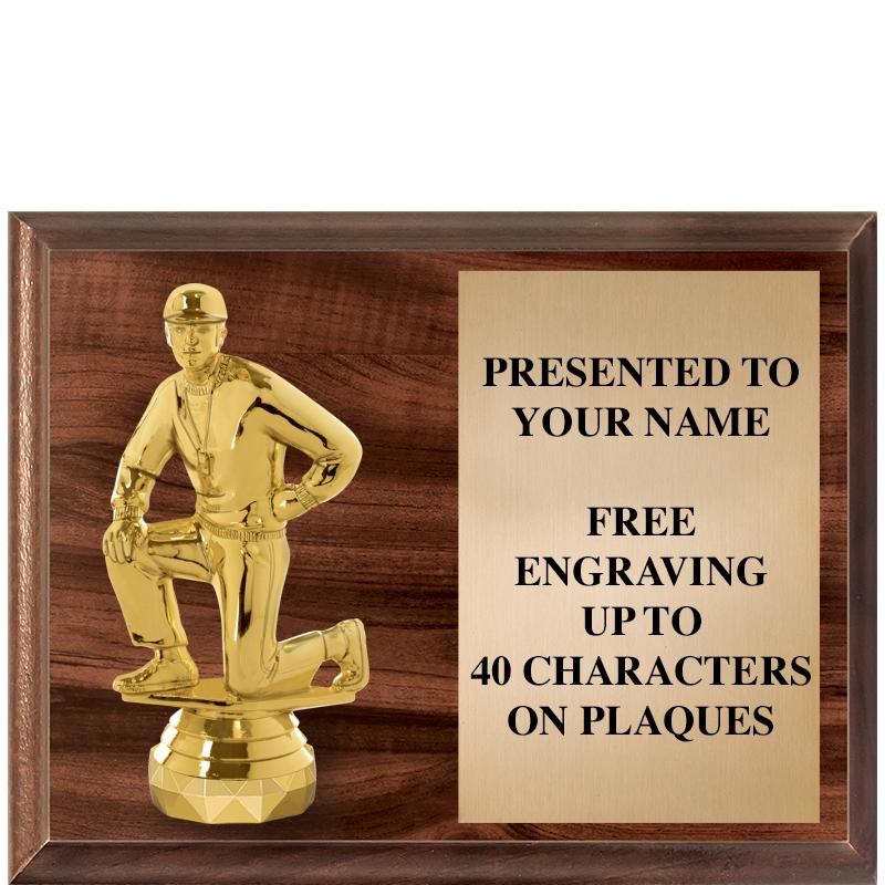 9"X7"FIGURINE HORIZONAL PLAQUE