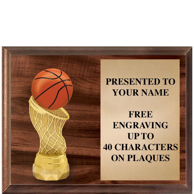 9"X7"FIGURINE HORIZONAL PLAQUE