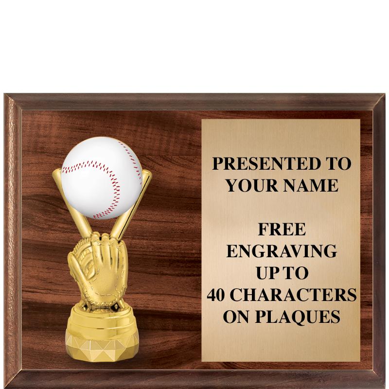 9"X7"FIGURINE HORIZONAL PLAQUE