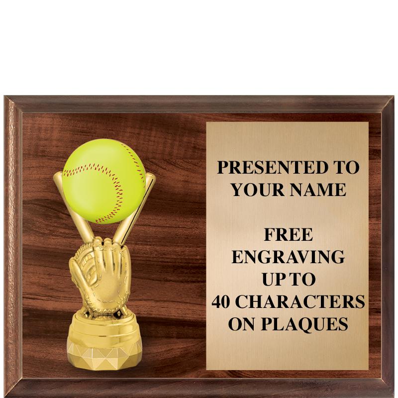 9"X7"FIGURINE HORIZONAL PLAQUE