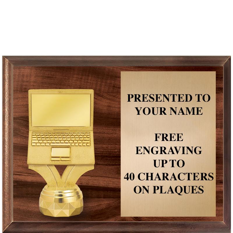 9"X7"FIGURINE HORIZONAL PLAQUE