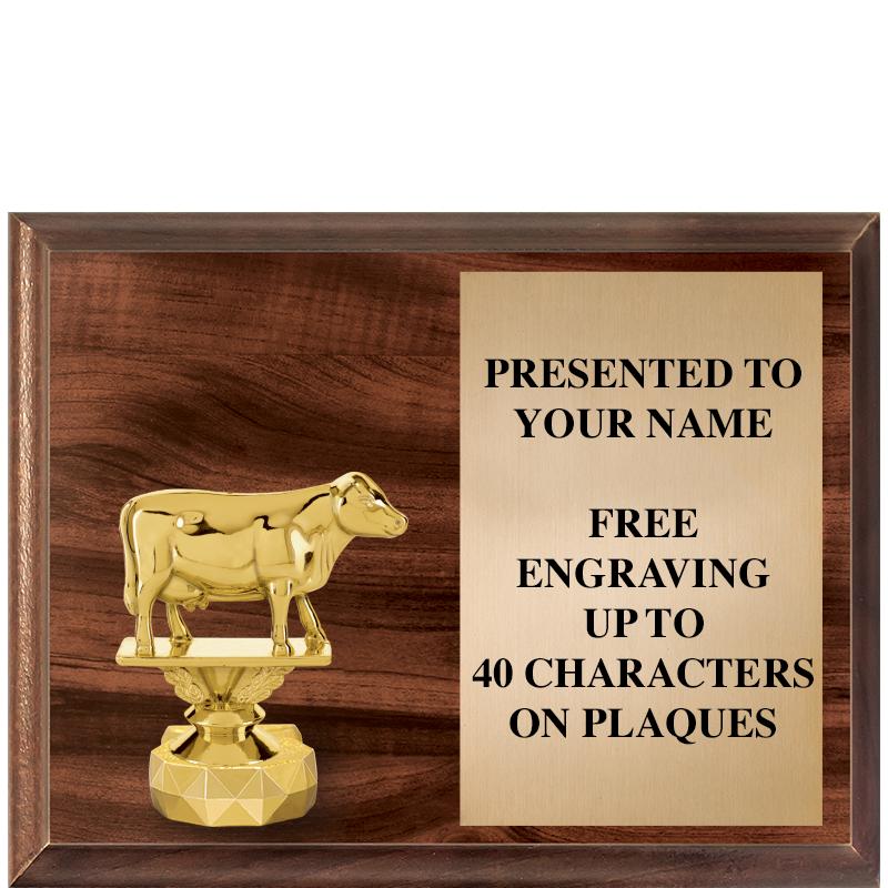 9"X7"FIGURINE HORIZONAL PLAQUE