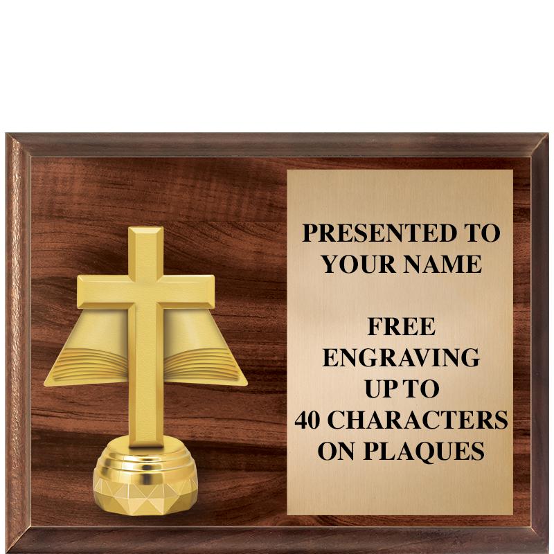 9"X7"FIGURINE HORIZONAL PLAQUE