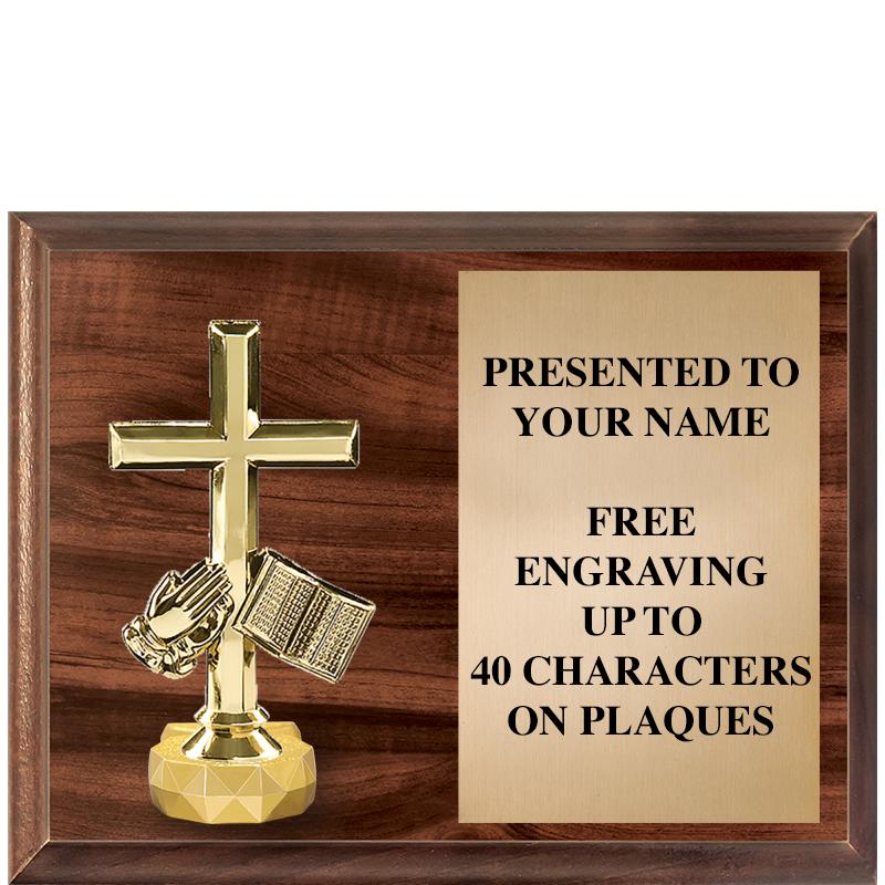 9"X7"FIGURINE HORIZONAL PLAQUE