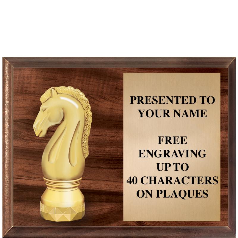 9"X7"FIGURINE HORIZONAL PLAQUE