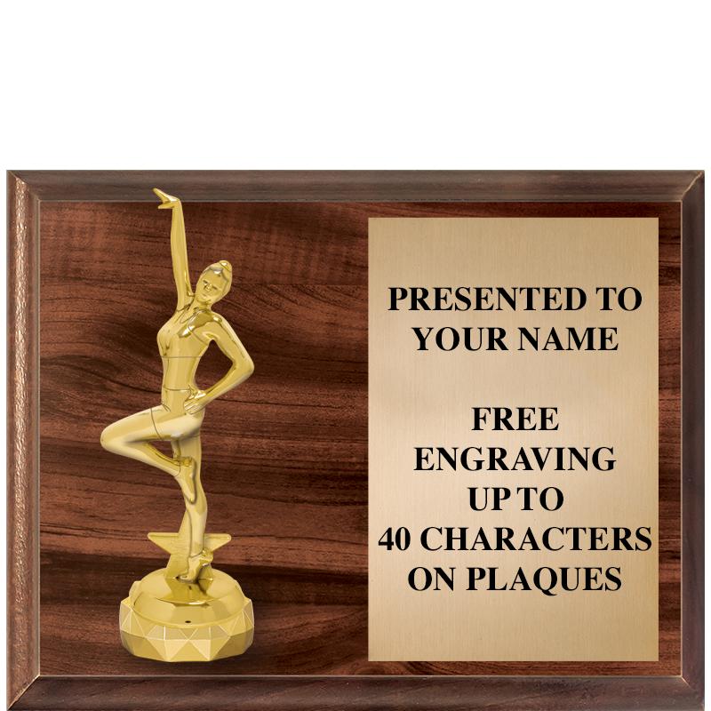 9"X7"FIGURINE HORIZONAL PLAQUE