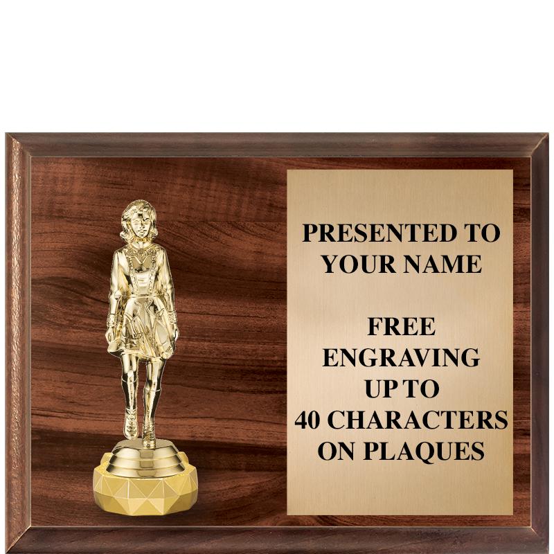 9"X7"FIGURINE HORIZONAL PLAQUE