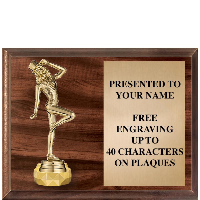 9"X7"FIGURINE HORIZONAL PLAQUE