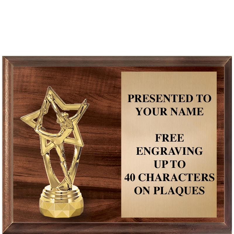 9"X7"FIGURINE HORIZONAL PLAQUE