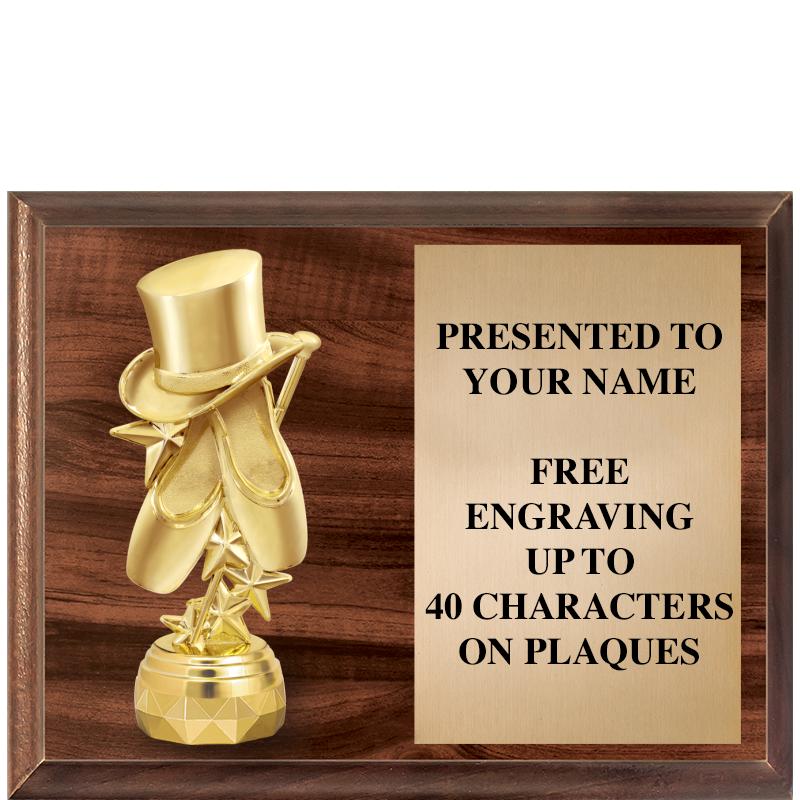 9"X7"FIGURINE HORIZONAL PLAQUE