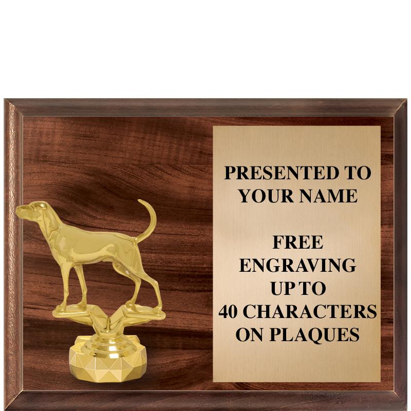 9"X7"FIGURINE HORIZONAL PLAQUE