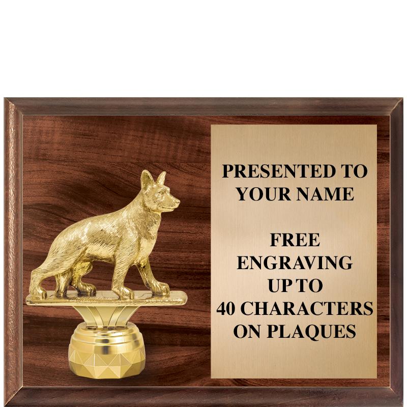 9"X7"FIGURINE HORIZONAL PLAQUE