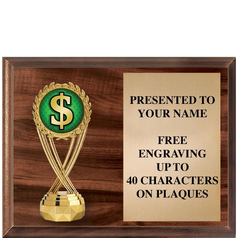 9"X7"FIGURINE HORIZONAL PLAQUE